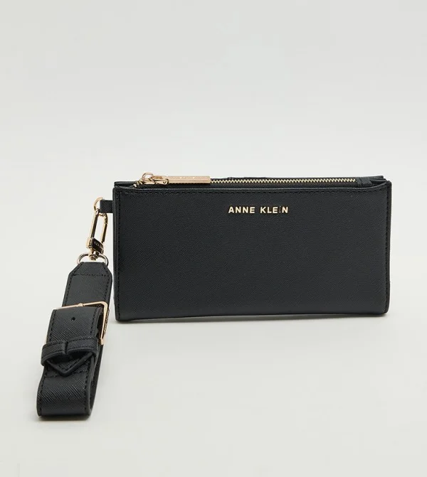 Anne Klein Textured Zippered Wallet